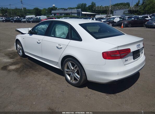 WAUBFAFL4GN013777 2016 AUDI A4 White Задня ліва чверть