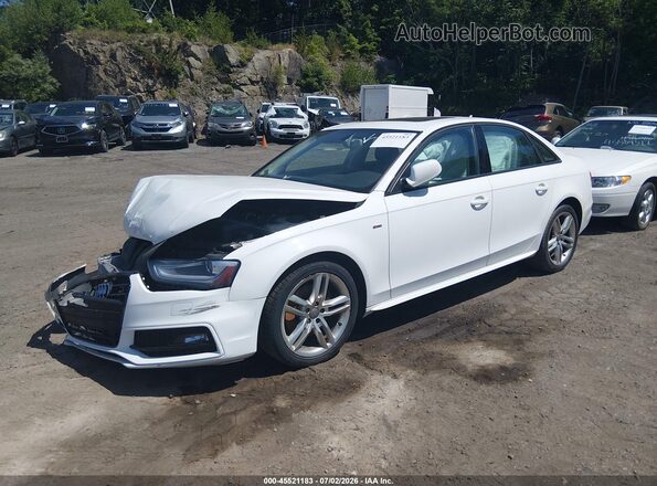 WAUBFAFL4GN013777 2016 AUDI A4 White Передня ліва чверть