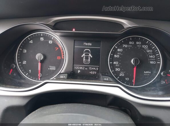 WAUBFAFL5GN004764 2016 AUDI A4 Blue უკანა სავარძლების ხედი