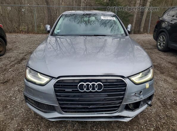 WAUBFCFL7GN009136 2016 AUDI A4 Gray Вид спереду
