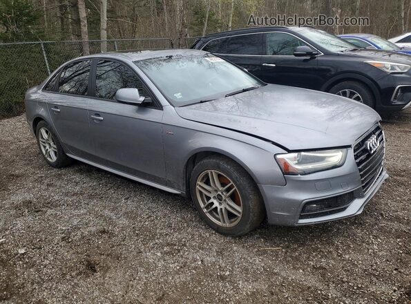 WAUBFCFL7GN009136 2016 AUDI A4 Gray Передня права чверть