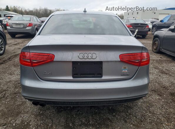 WAUBFCFL7GN009136 2016 AUDI A4 Gray Вид ззаду