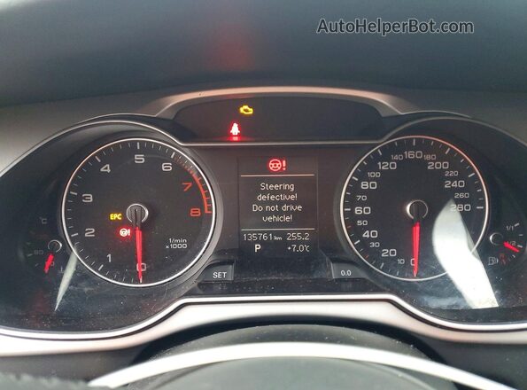 WAUBFCFL7GN009136 2016 AUDI A4 Gray Вид щитка приладів