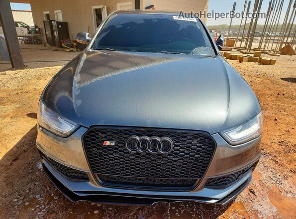 WAUBGAFL1GA007651 2016 AUDI S4 Gray Դիմացի տեսք