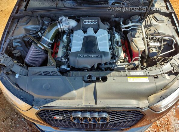 WAUBGAFL1GA007651 2016 AUDI S4 Gray Սալոնի հետևի տեսք