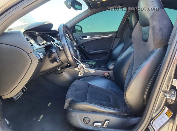 WAUBGAFL2GA002409 2016 AUDI S4 Gray Widok wnętrza z przodu