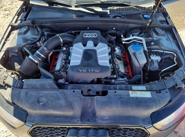 WAUBGAFL2GA002409 2016 AUDI S4 Gray Widok wnętrza z tyłu