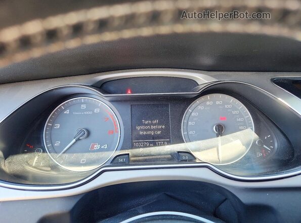 WAUBGAFL2GA002409 2016 AUDI S4 Gray Widok zestawu wskaźników