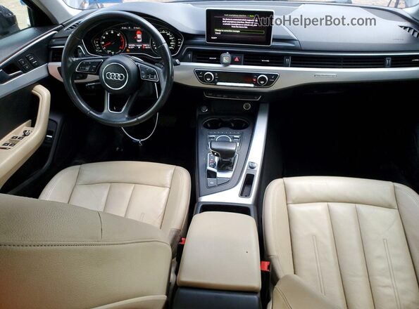WAUBNAF40HA083846 2017 AUDI A4 Blue Vista del salpicadero