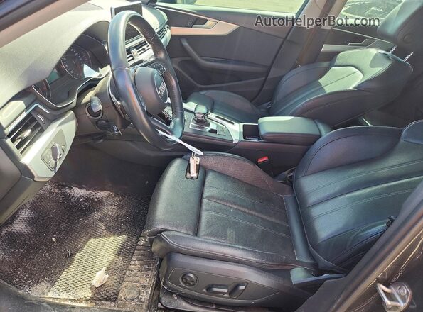WAUBNAF45JA215926 2018 AUDI A4 Серый Вид салона спереди