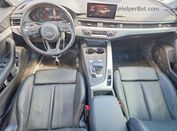 WAUBNAF45JA215926 2018 AUDI A4 Серый Вид панели приборов