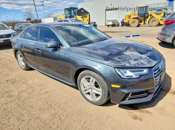 WAUBNAF45JA215926 2018 AUDI A4 Серый Передняя правая четверть