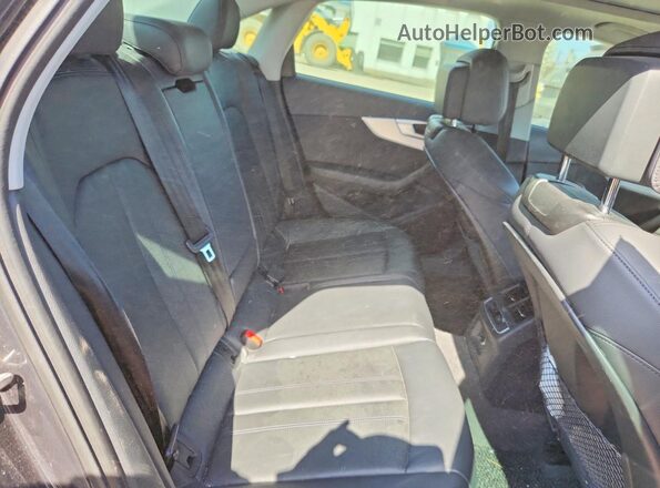 WAUBNAF45JA215926 2018 AUDI A4 Серый Вид задних сидений