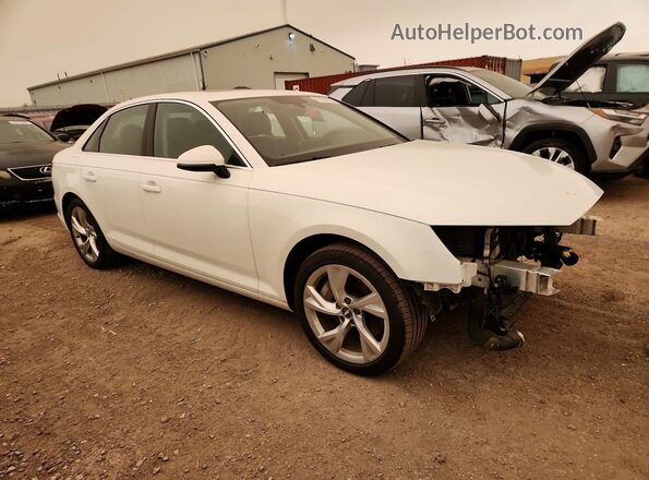 WAUBNAF45KN006650 2019 AUDI A4 White Delantero derecho