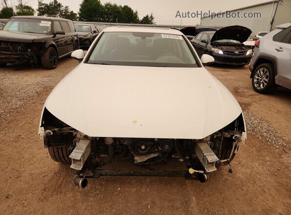 WAUBNAF45KN006650 2019 AUDI A4 White Vista frontal