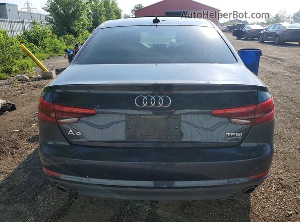WAUBNAF46HN017696 2017 AUDI A4 Black Հետևի տեսք