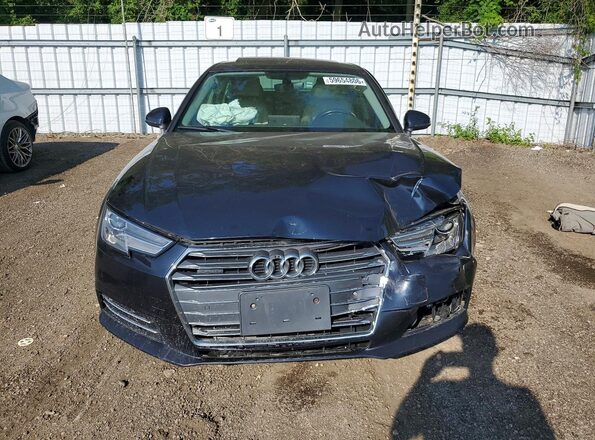 WAUBNAF46HN017696 2017 AUDI A4 Black Դիմացի տեսք