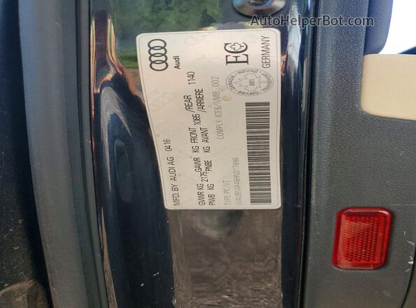 WAUBNAF46HN017696 2017 AUDI A4 Black Շարժիչի բաժամունքի տեսք