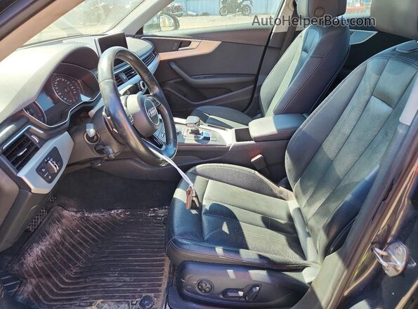 WAUBNAF47HN022180 2017 AUDI A4 Серый Вид салона спереди
