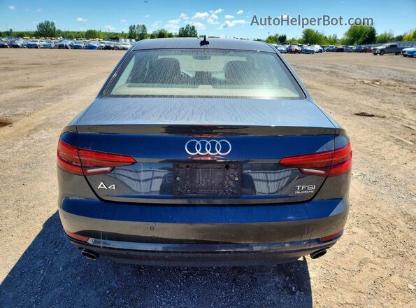 WAUBNAF47HN022180 2017 AUDI A4 Серый Вид сзади