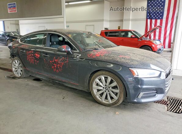 WAUBNCF56JA131862 2018 AUDI A5 Серый Передняя правая четверть