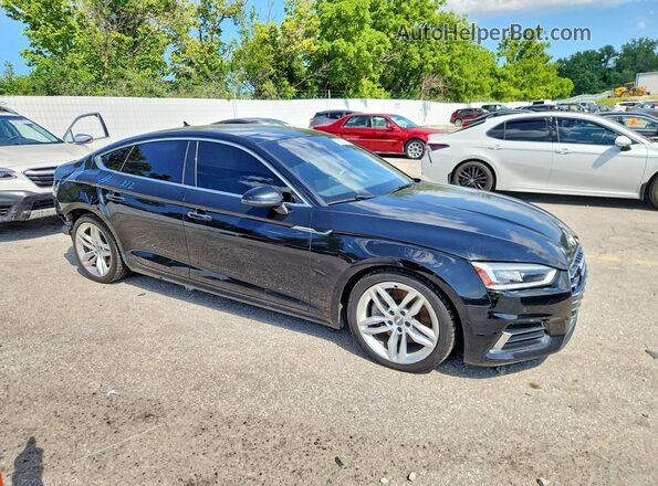WAUBNCF56KA044464 2019 AUDI A5 Черный Передняя правая четверть
