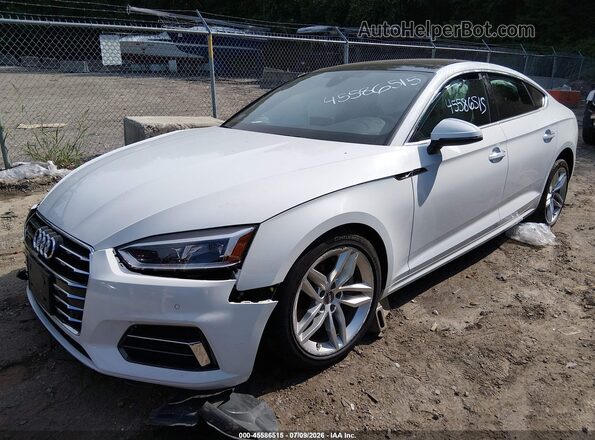 WAUBNCF58KA071584 2019 AUDI A5 White Передня ліва чверть