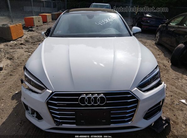 WAUBNCF58KA071584 2019 AUDI A5 White Вид щитка приладів