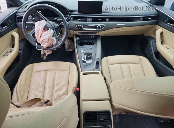 WAUBNCF59KA016853 2019 AUDI A5 Серый Вид панели приборов