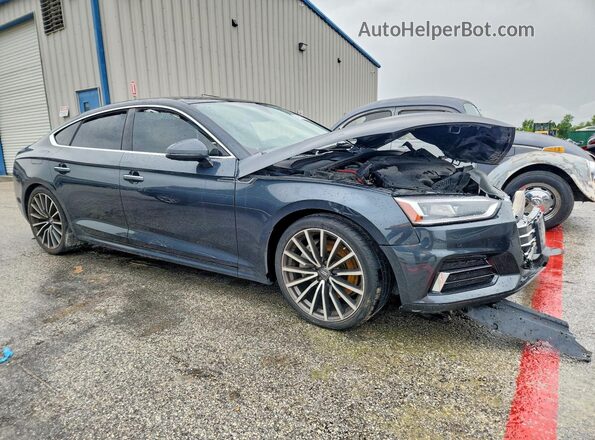 WAUBNCF59KA016853 2019 AUDI A5 Серый Передняя правая четверть