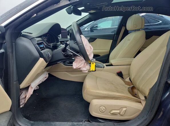 WAUBNCF59KA016853 2019 AUDI A5 Серый Вид салона спереди