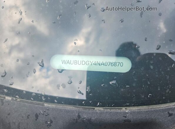 WAUBUDGY4NA076870 2022 AUDI A3 Black ძრავის განყოფილების ხედი