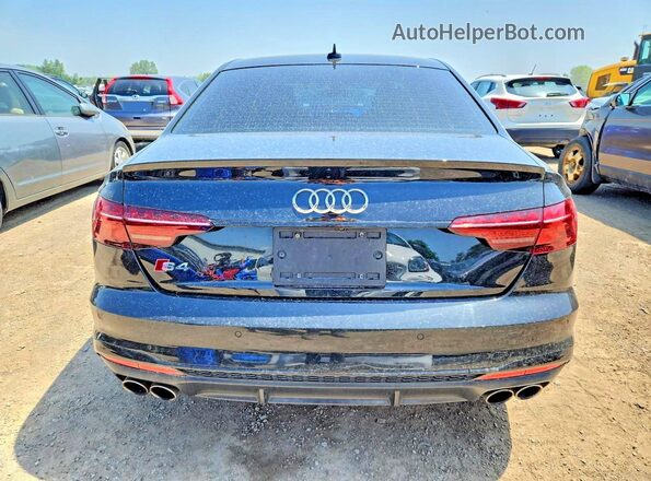 WAUC4AF43LA051330 2020 AUDI S4 Black Вид ззаду