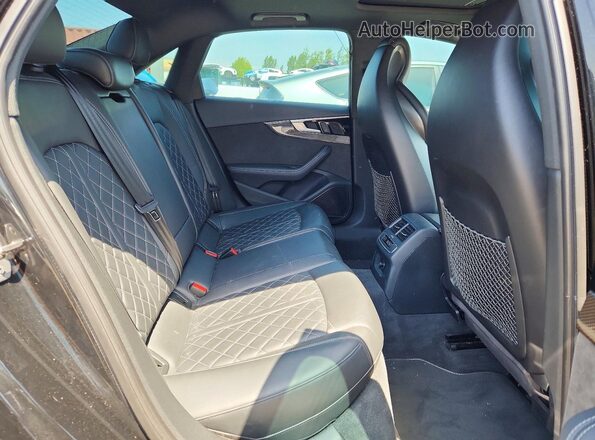 WAUC4AF43LA051330 2020 AUDI S4 Black Вид задніх сидінь