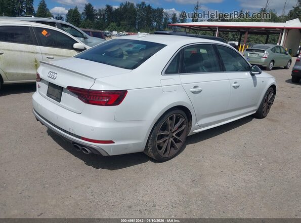 WAUC4AF44JA009648 2018 AUDI S4 White Tył prawy