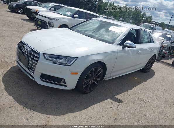 WAUC4AF44JA009648 2018 AUDI S4 White Przód lewy