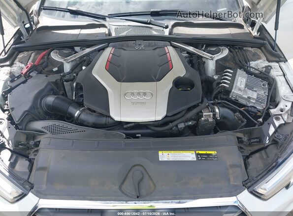 WAUC4AF44JA009648 2018 AUDI S4 White Widok z tyłu