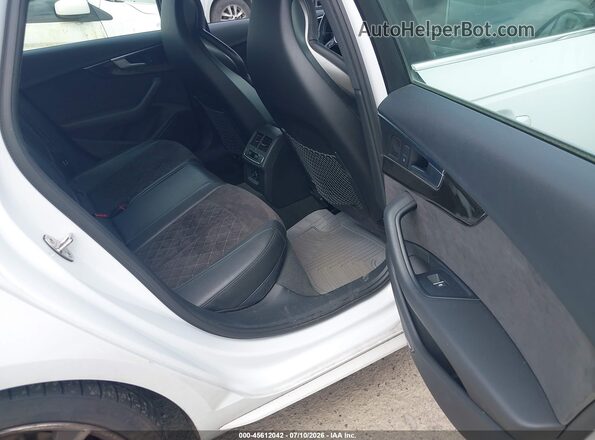 WAUC4AF44JA009648 2018 AUDI S4 White Widok naklejki z numerem VIN