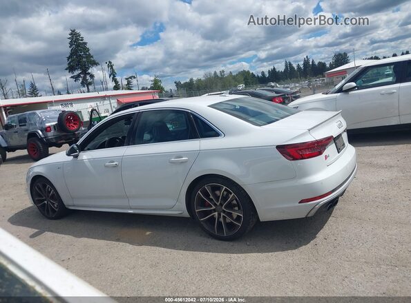 WAUC4AF44JA009648 2018 AUDI S4 White Widok wnętrza 360 stopni