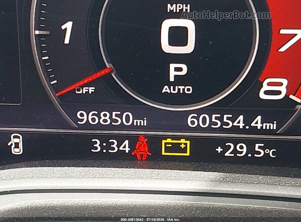 WAUC4AF44JA009648 2018 AUDI S4 White 