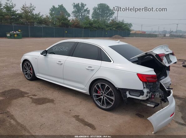 WAUC4AF47JA003133 2018 AUDI S4 White უკანა მარცხენა