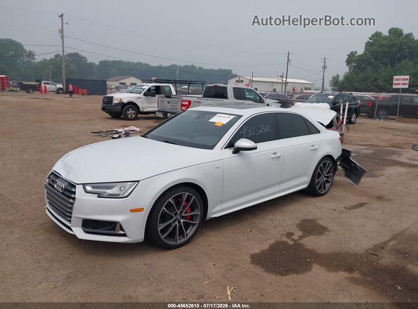 WAUC4AF47JA003133 2018 AUDI S4 White წინა მარცხენა ხედი სამი მეოთხედიდან