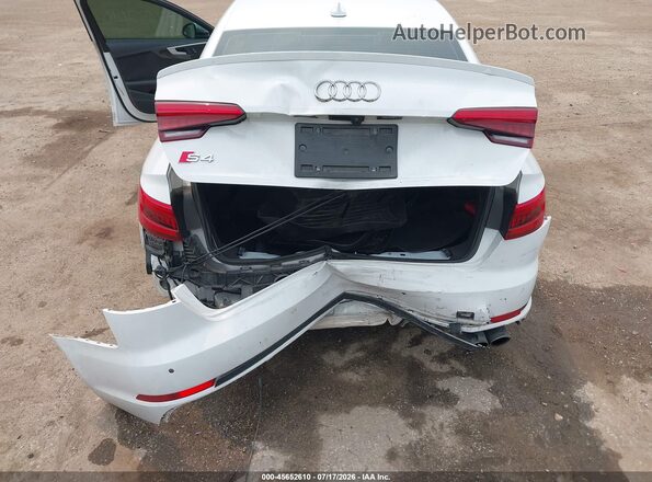 WAUC4AF47JA003133 2018 AUDI S4 White წინა ხედი