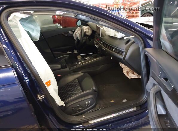 WAUC4AF47JA234887 2018 AUDI S4 Blue Widok wnętrza z przodu