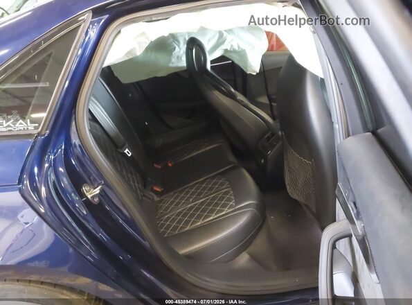 WAUC4AF47JA234887 2018 AUDI S4 Blue Widok naklejki z numerem VIN