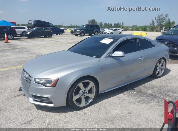 WAUC4AFR8GA026554 2016 AUDI S5 Silver წინა მარცხენა ხედი სამი მეოთხედიდან