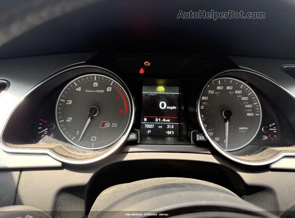 WAUC4AFR9GA044853 2016 AUDI S5 Gray Вид задніх сидінь