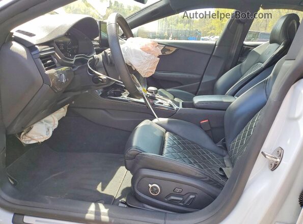 WAUC4CF51SA011444 2025 AUDI S5 White Widok wnętrza z przodu