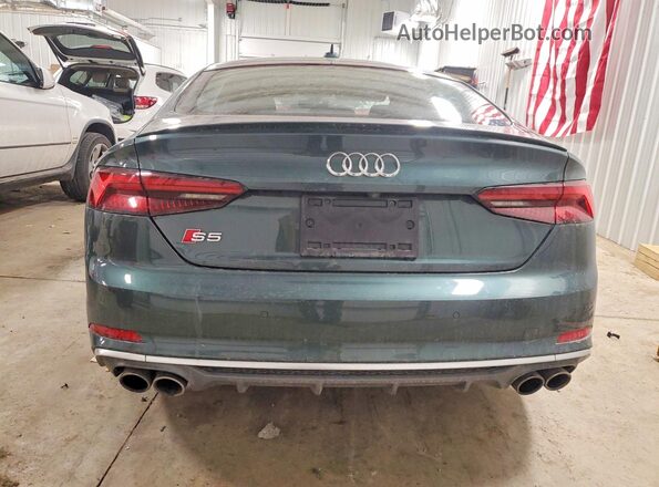 WAUC4CF52JA063244 2018 AUDI S5 Green Widok z tyłu