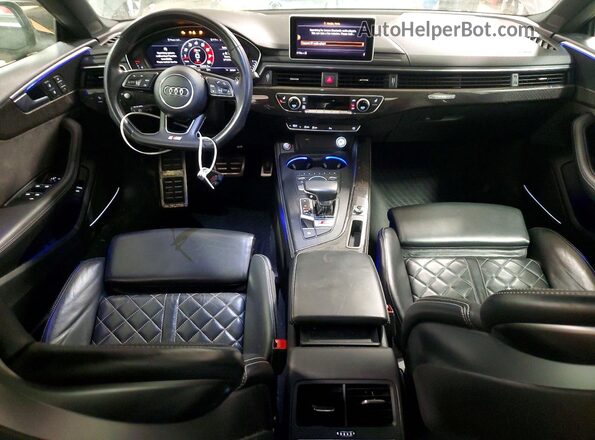 WAUC4CF52JA063244 2018 AUDI S5 Green Widok deski rozdzielczej